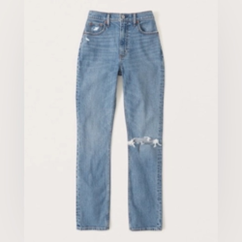 Abercrombie size 30 Women’s curve love ultra high-rise 90s slim straight jean